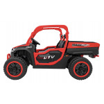 Elektrické autíčko Farmer Truck UTV Racing 4x75w červené